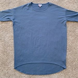 M Solid Blue LuLaRoe Irma